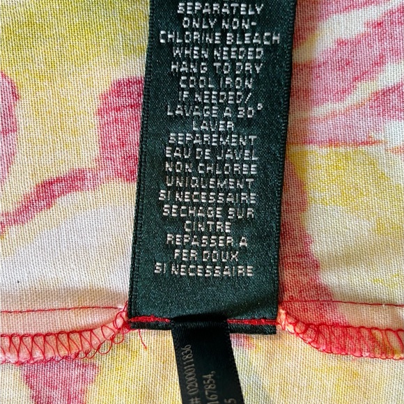 Ralph Lauren Sleeveless Flowered Midi Dress Size 10 - Picture 9 of 11